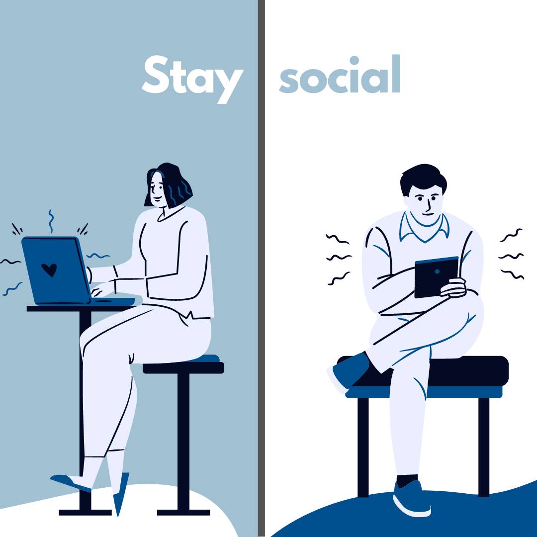 Stay social while virtual.